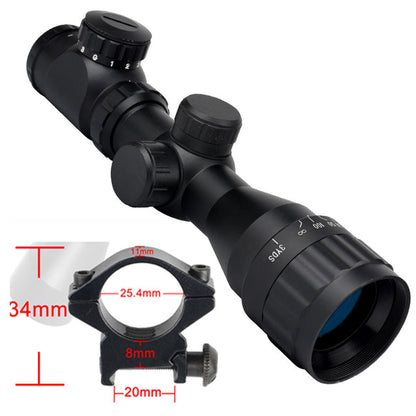 2-6x32AO RGB Optical Rifle Scope Adjustable